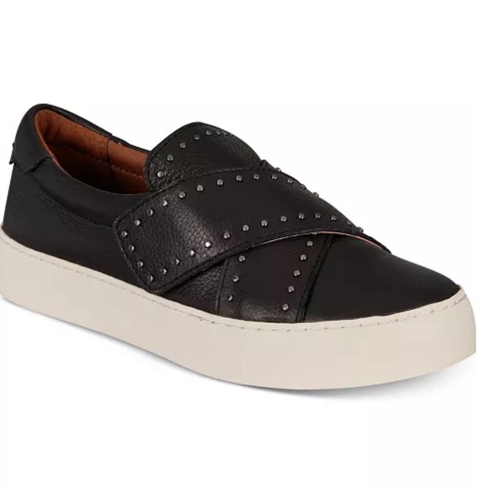 Women's Black Slip-On Sneakers